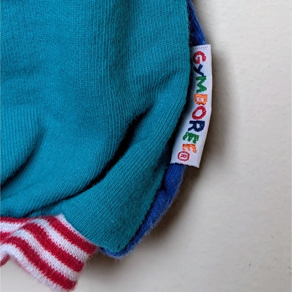 VTG Gymboree Turtle Bubble Overalls Shirt 2pc Set‎ Rainbow Tag 90s Baby Newborn